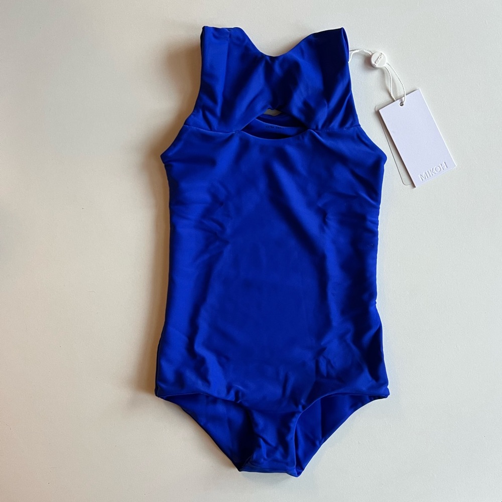 MIKOH MINI  Ke Iki Cut Out Sport One Piece in Electric Eel NWT